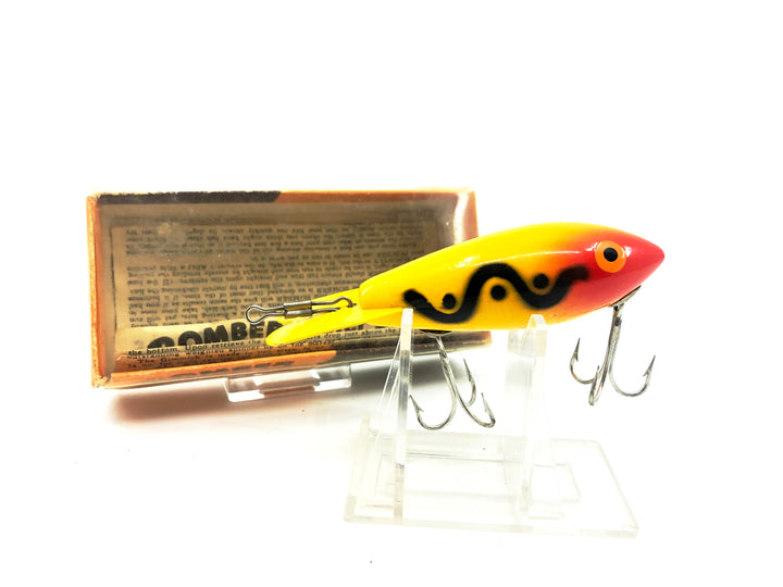 Bomber Wooden 500 Series, Yellow Black Shadow Stripe Color with Box