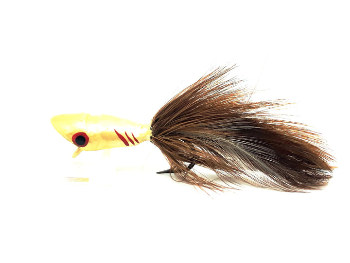 Peck's Parker Feather Minnow, Brown Bucktail Color