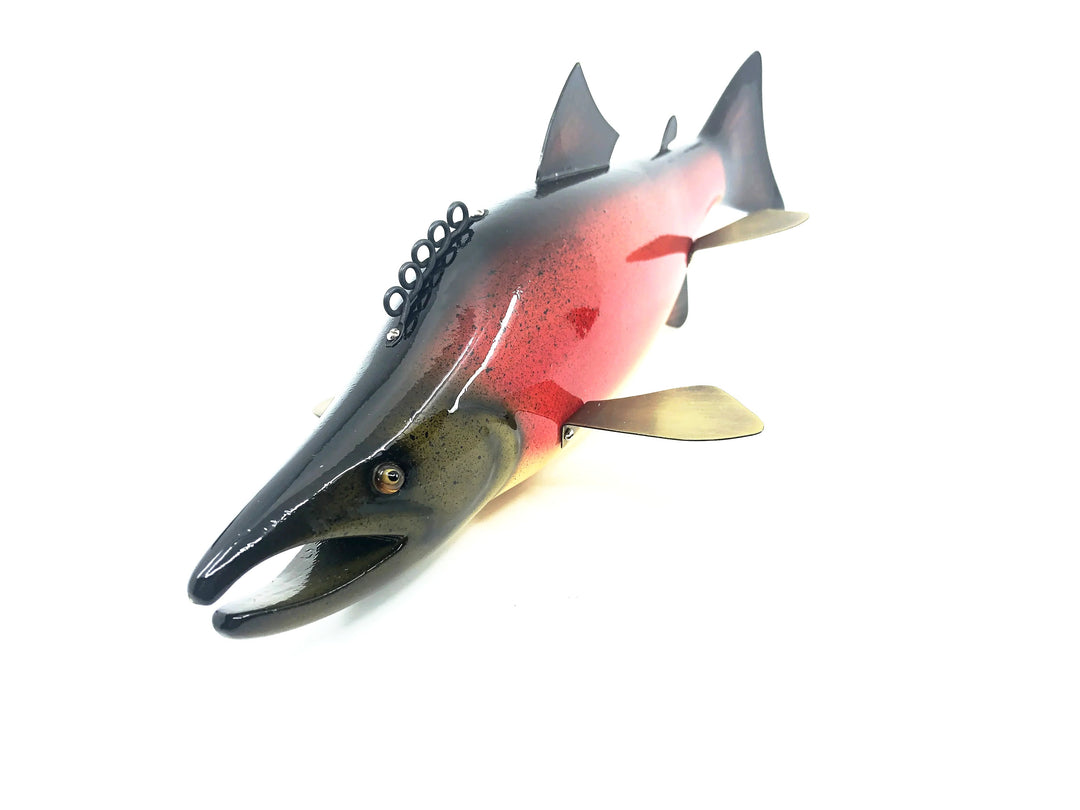 Macatawa Bait Co. Special Order Sockeye Salmon Decoy w/Box - 1 of 1, Signed