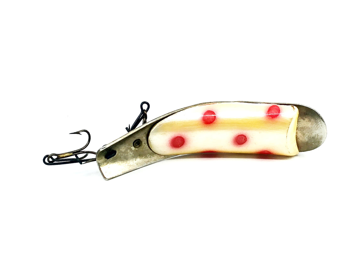 Helin Swimmerspoon 275, Pearl/Red Spots Color