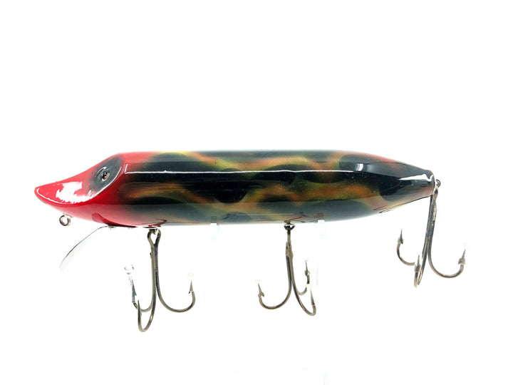 Musky Dan (XXX Lures) Musky Vamp, Vamp on Fire Color w/COA