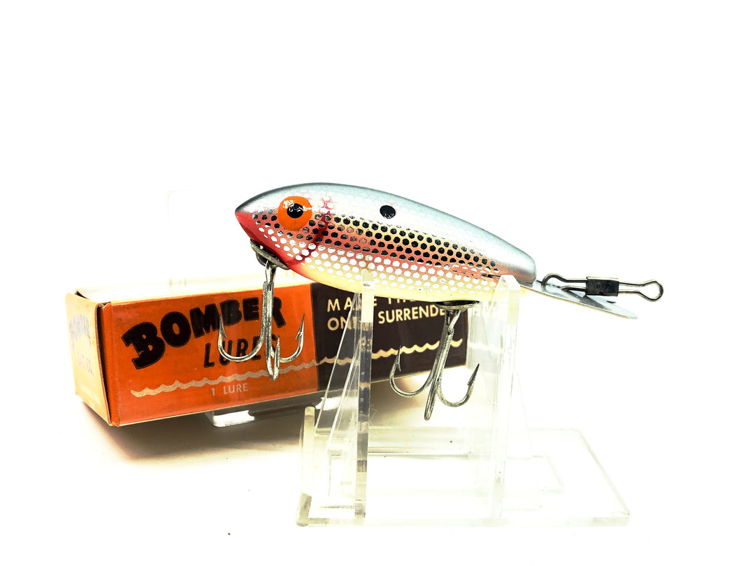 Bomber Wooden 400 Series, M80 Metascale Silver Back Shad Color with Box (M480)