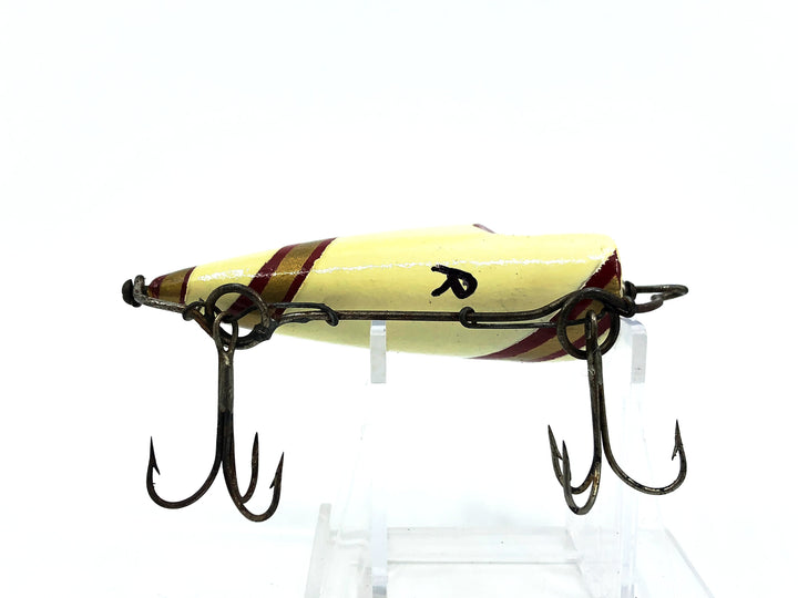 Bite'Em Bate / Bait, Repaint White/Red/Gold Color