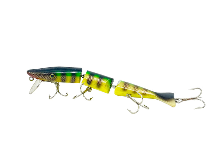 Radtke's Pike Triple Jointed Minnow, Perch Color
