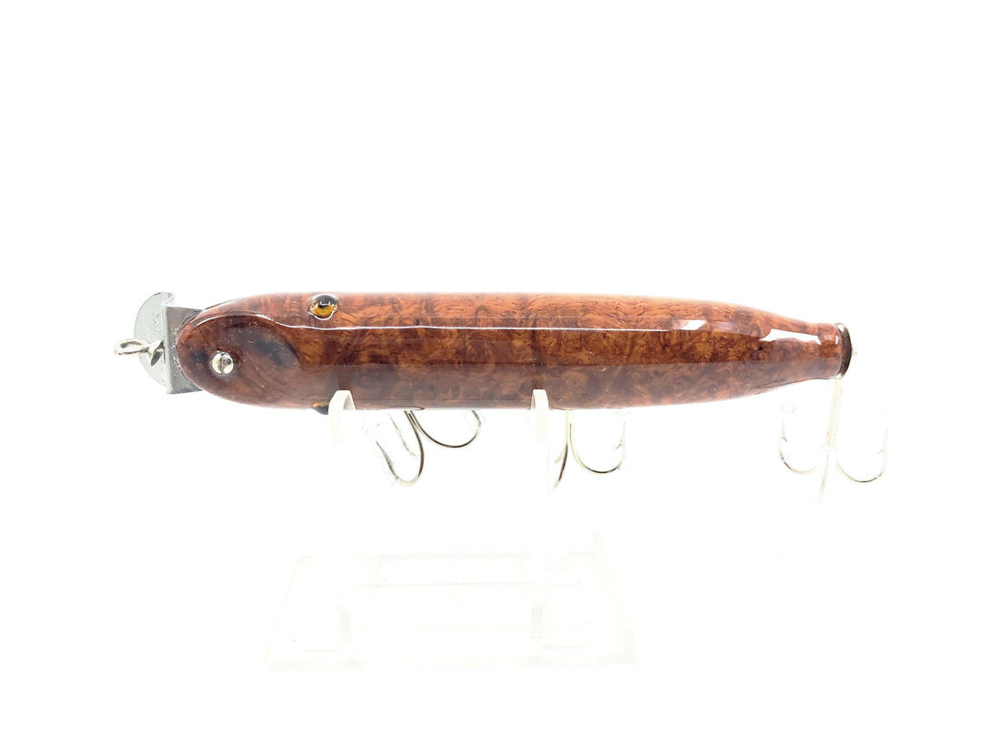 Musky Dan (XXX Lures) Pikie, Ambonya Burl with COA