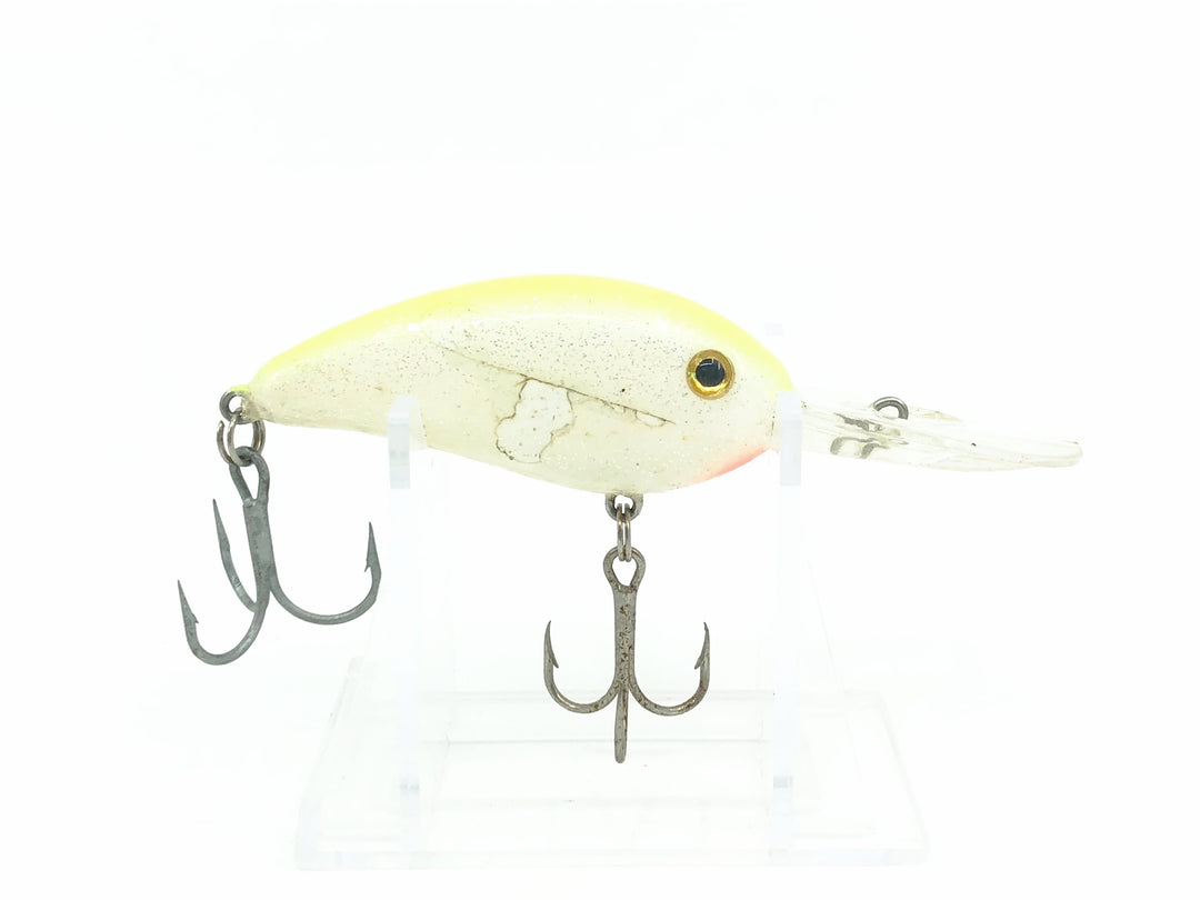 Strike King Medium Diving Lure, Chartreuse/Silver Flitter Color