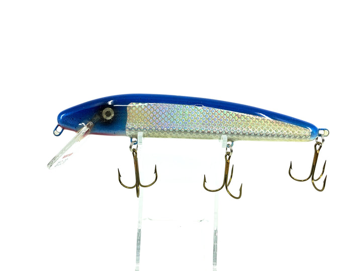 Slammer 7" Minnow Lure, Holographic Blue