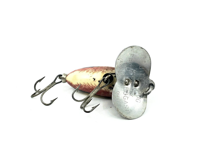 Arbogast Jitterbug 3/8oz, Chipmunk Color, Seein's Believin Model