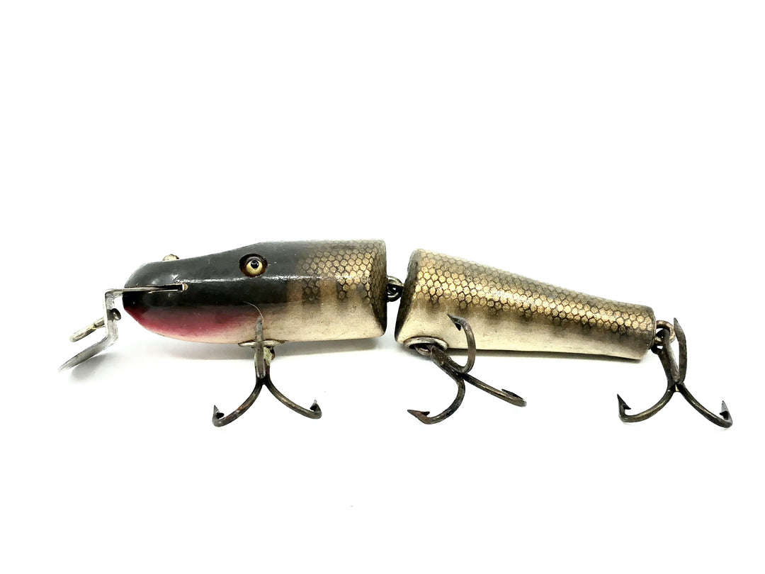 Creek Chub 2600 Jointed Pikie Minnow, Pikie Scale Color 2600 Glass Eyes