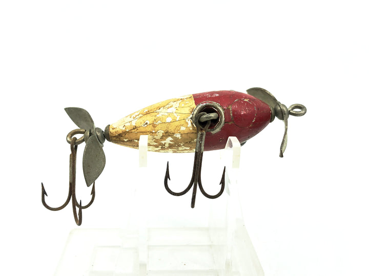 Paw Paw Spinning Sunfish 1300, #04 White/Red Head Color