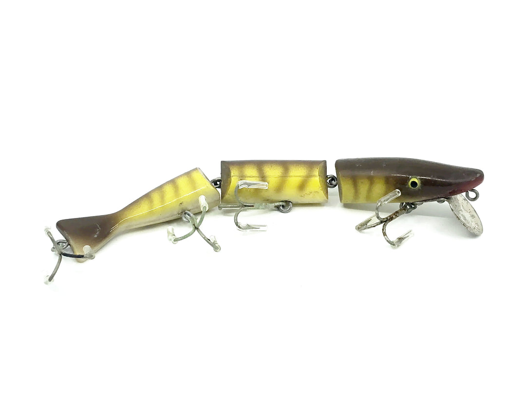 Radtke's Pike Triple Jointed Minnow Yellow Musky Color