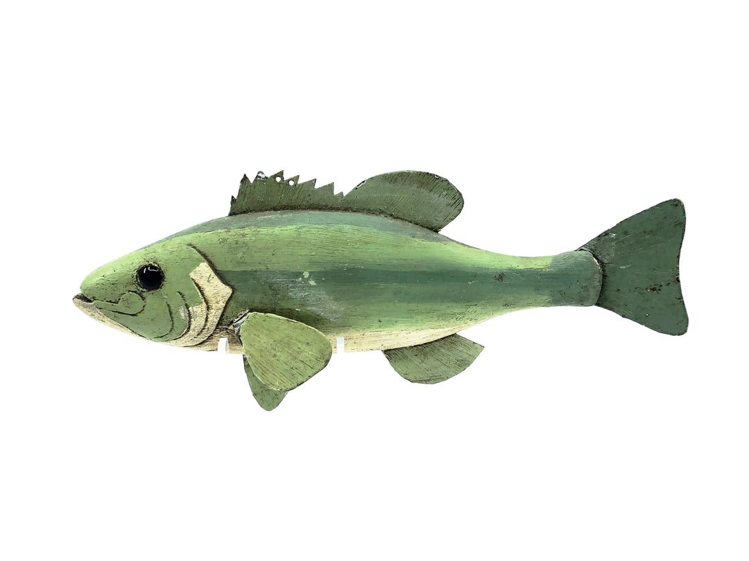 Macatawa Bait Co. 1981 Early Bass Decoy, Singed w/Box