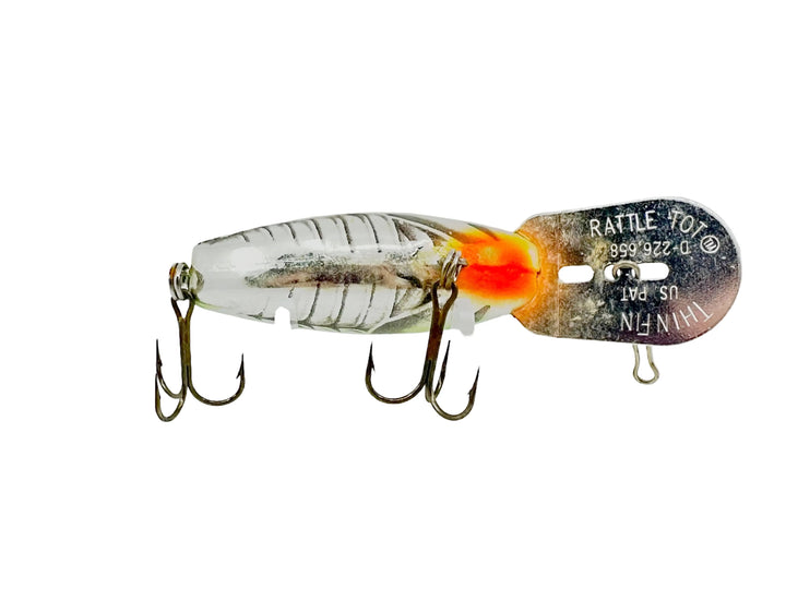 Storm Thin Fin Rattle Tot RH121, #121 Metallic Hot Green Crayfish Color