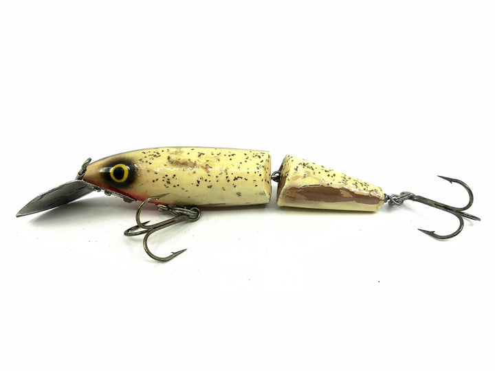Jointed Wooden 5" Jointed Musky Bait, Silver Flitter Color