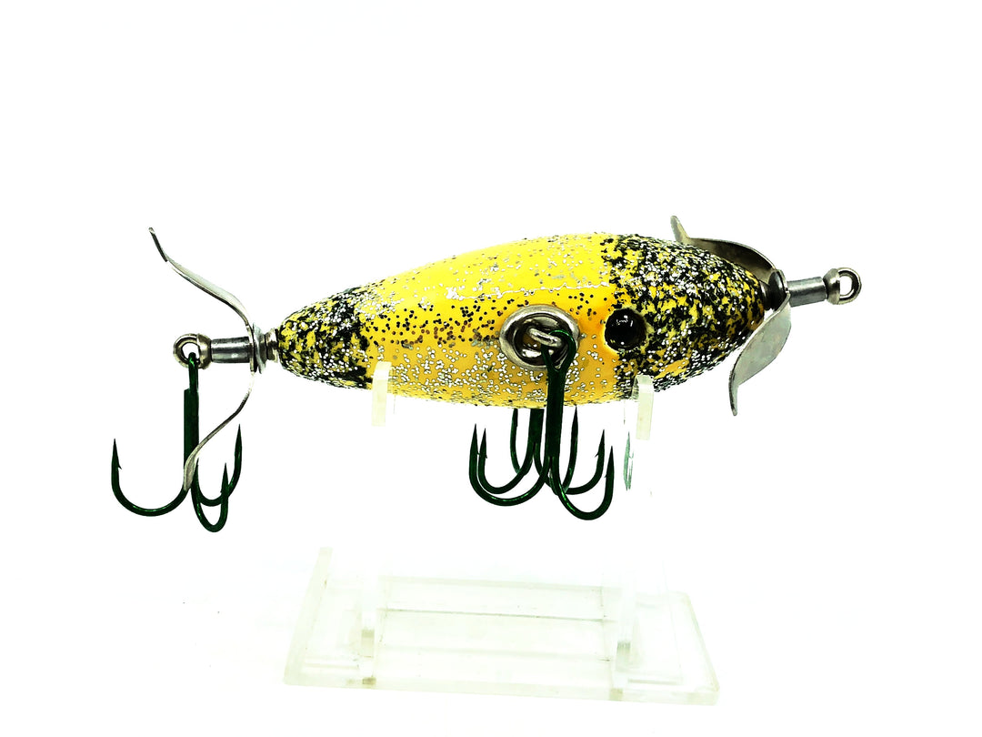 Contemporary 3 Hook Minnow, Green/Silver Flitter Color