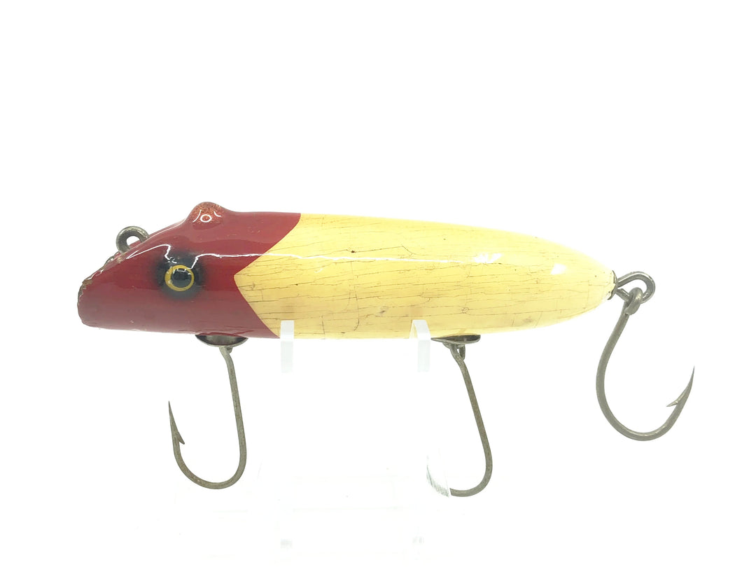South Bend Single Hook Bass Oreno, Red White Color