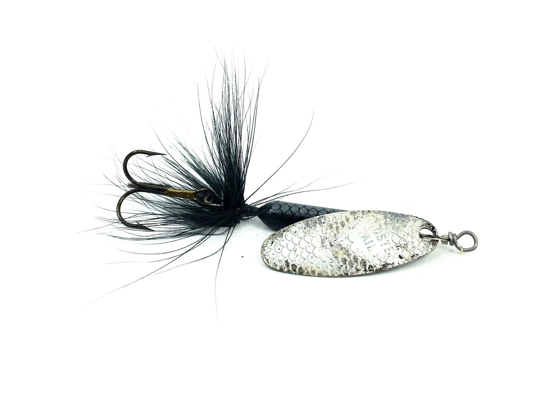 Worden's Rooster Tail 1/4oz, Black Scale Minnow Color