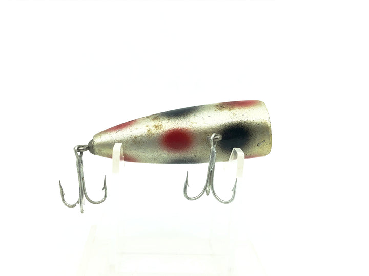 Eppinger Dardevle Osprey Bass Plug, Silver/Black Red Spots Color