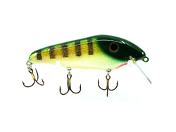 Crane 305 Musky Bait, Green Perch/White Belly Color