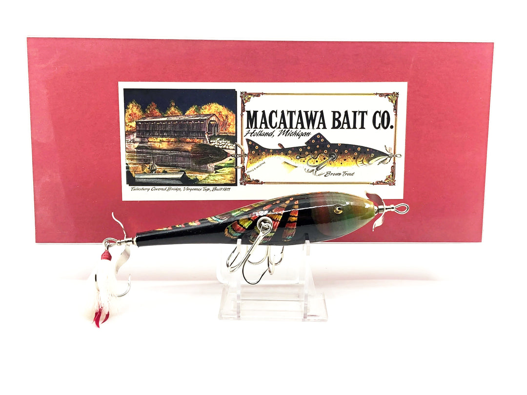 Macatawa Bait Co. 2021 Floating Muskie Minnow, Dragonfly Color w/Box