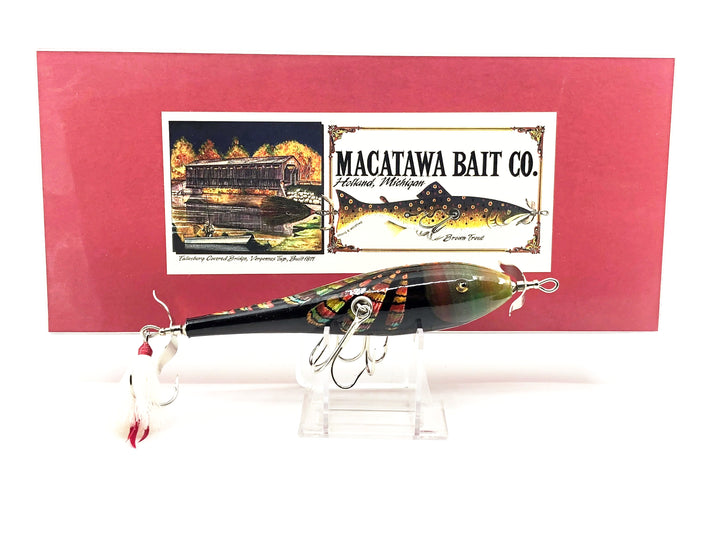 Macatawa Bait Co. 2021 Floating Muskie Minnow, Dragonfly Color w/Box
