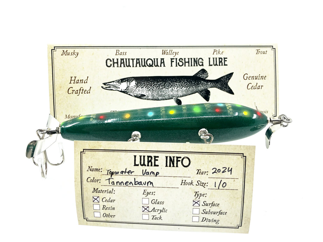 Chautauqua Topwater Vamp, Tannenbaum Color - Limited Color