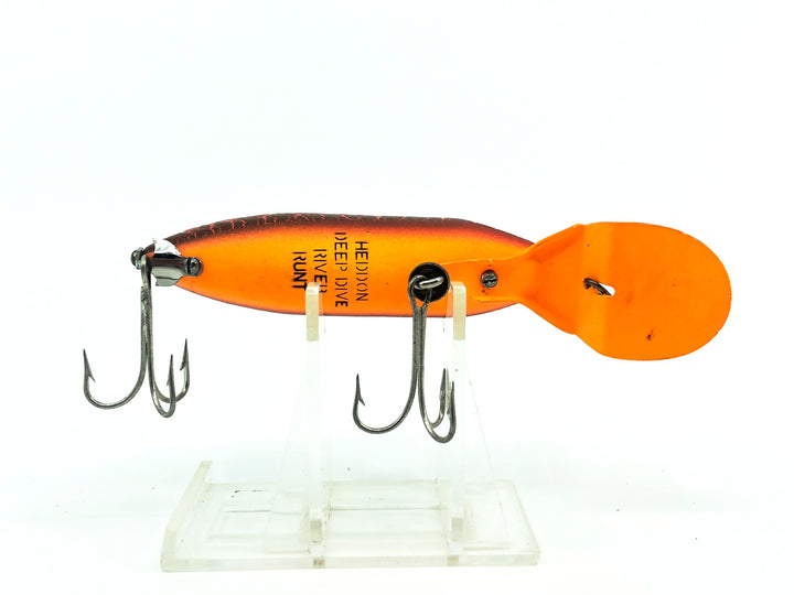 Heddon River Runt Deep Dive, CBO Crackle Back Orange Color