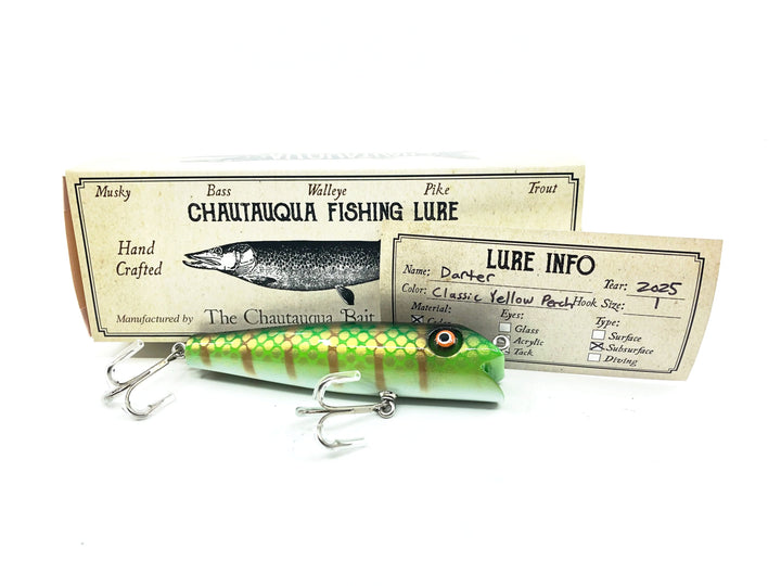 Chautauqua Darter, Classic Yellow Perch Color