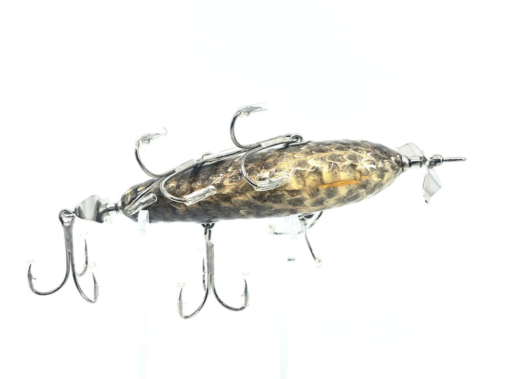 Musky Dan (XXX Lures) 5 Hook 150, Real Rattlesnake Skin Finish