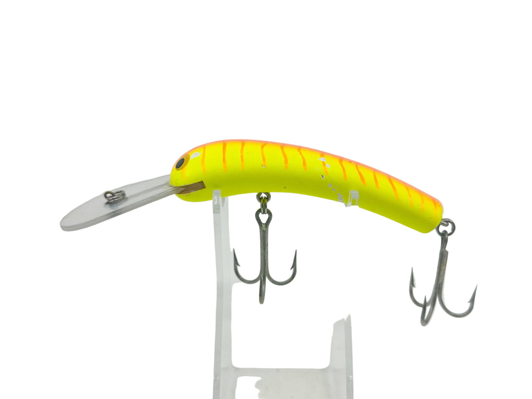 Bagley Smoo #5 LM2, #114 Tiger Stripe on Fluorescent Yellow Color