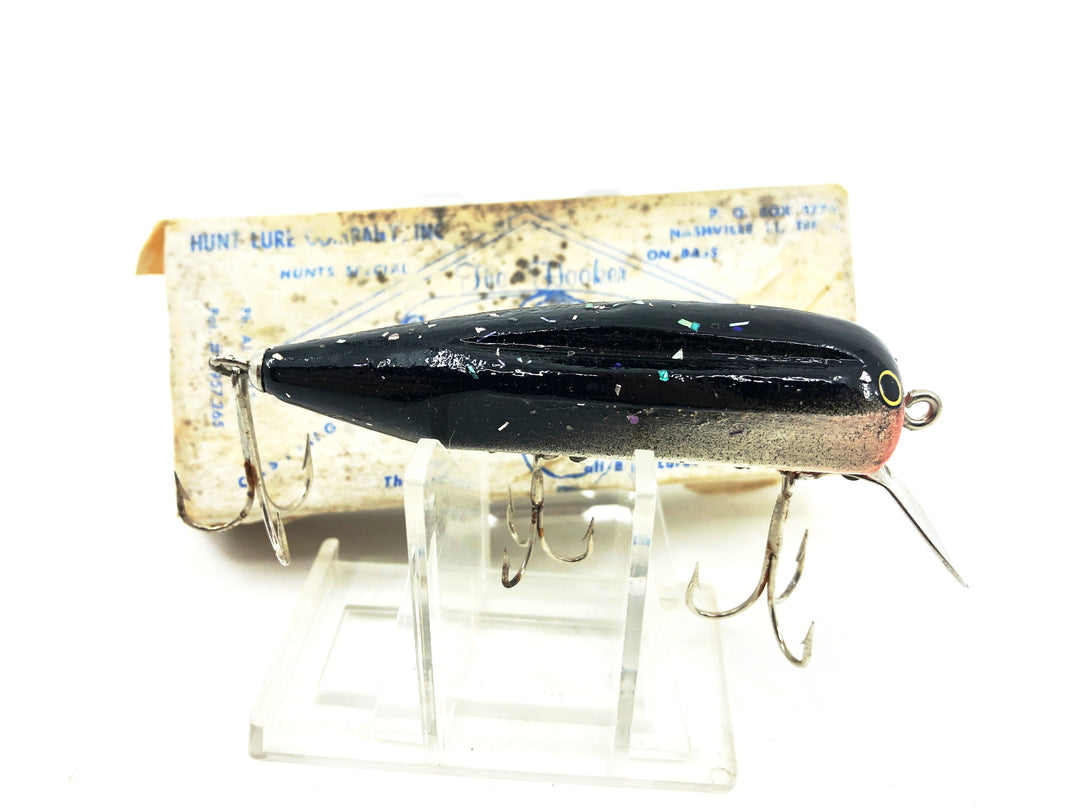 Hunt Lure Company the Hooker, Black/Flitter/White Belly Color with Box