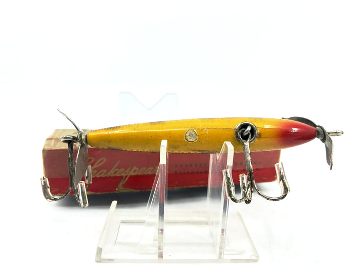 Shakespeare Slim Jim Vintage Wooden, YP Yellow Perch Color with Box