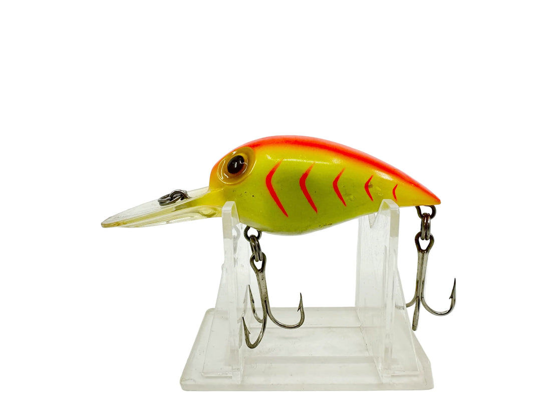 Storm Magnum Wiggle Wart AV47, Chartreuse Fluorescent/Red Herringbone Color