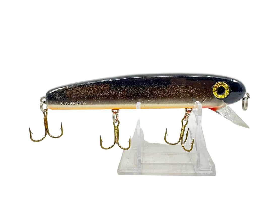 Joe Bucher Tackle Co. Buchertail Shallow Raider 5", Night Shiner Color