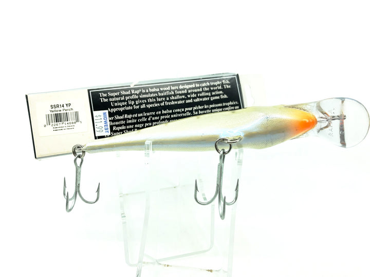 Rapala Shallow Shad Rap SSR14, YP Yellow Perch Color