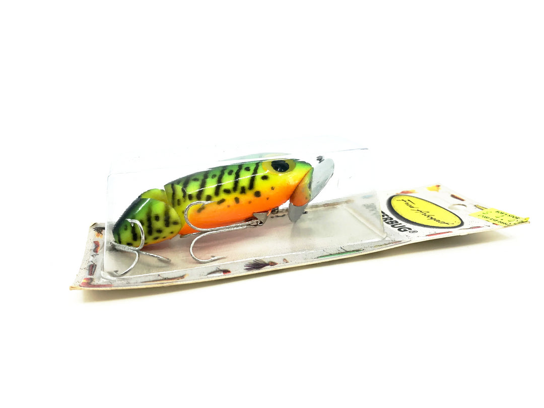 Arbogast Jointed Jitterbug, #115 Firetiger Color on Card