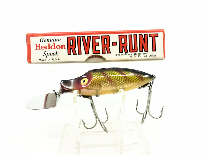 Heddon River Runt Spook Go-Deeper D-9110 L Perch Color with Box