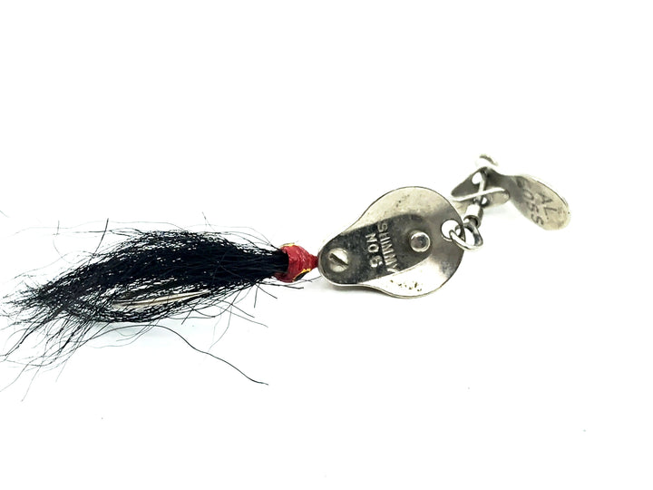 Al Foss Shimmy No.5, Black Bucktail Color
