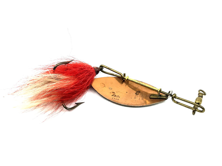 Pflueger Muskill Spinner #6, Silver Gold Dots Blade - Marked