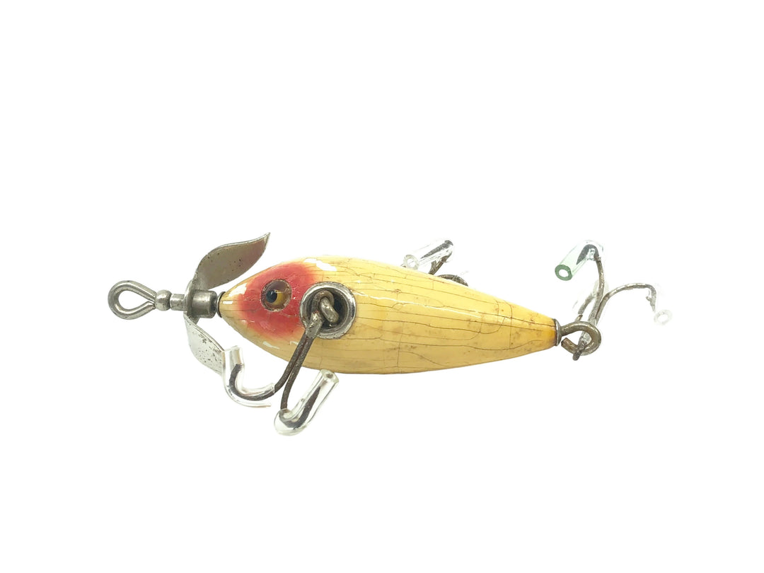 Heddon Dowagiac Minnow No. 20 Series, RET Red Eye/White Body Color