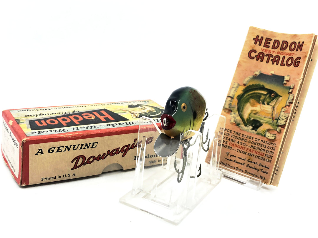 Heddon Punkinseed 9630, Sun Sunfish Color with Box & Catalog