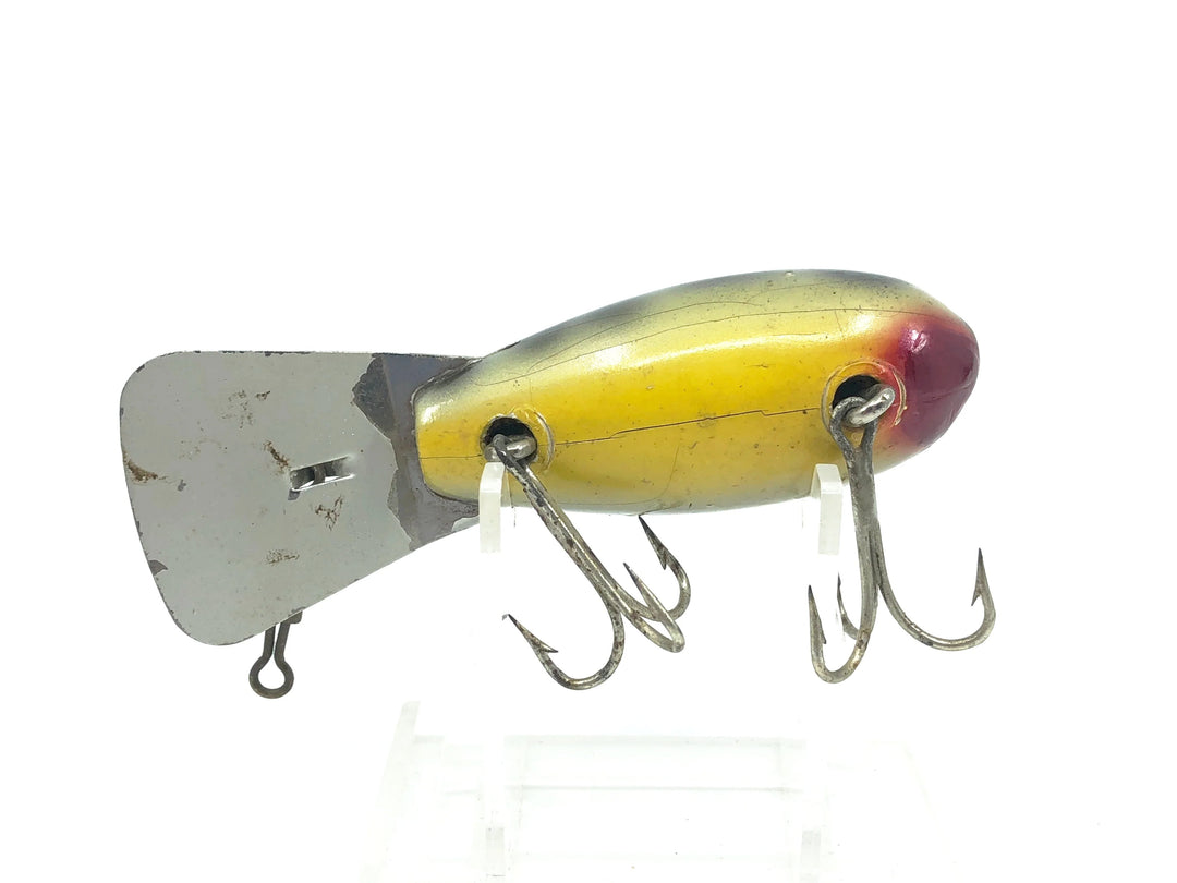 Creek Chub 7000 Seven Thousand, Repainted Silver/Yellow/Black Dots Color