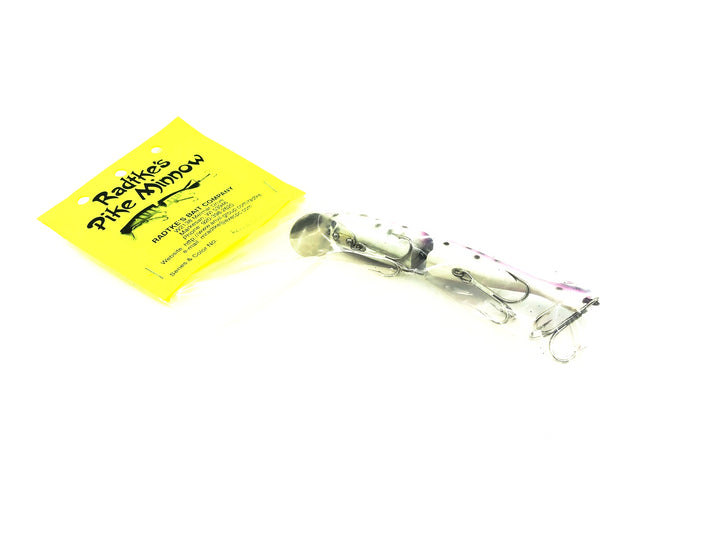 Radtke Pike Minnow, #209 Blue Rainbow Trout Color on Card