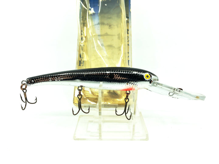 Mann's Stretch S 20+ Lure, Chrome/ Black Back Color on Card