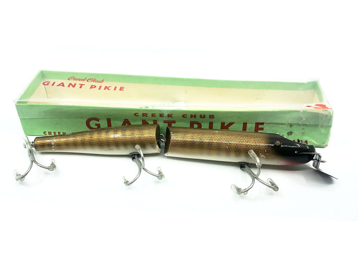 Creek Chub Wooden Giant Jointed Pikie 800, #00 Pikie Scale Color