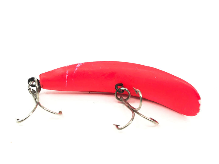 Helin Flatfish M2, RFL Red Fluorescent Color - Vintage Plastic