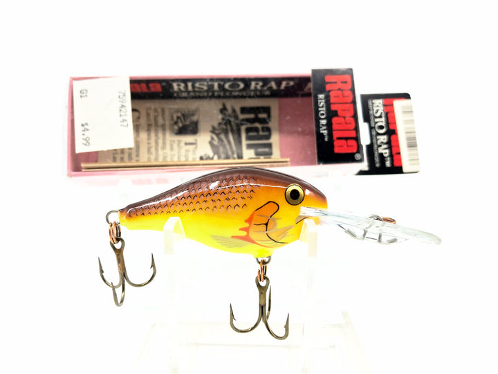 Rapala Risto Rap RR-5, HM Hot Mustard Color w/Box