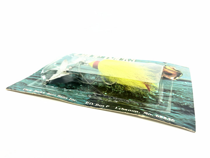 Uncle Bucks Buzzer, Silver Blade/Yellow Tail & Head on Card