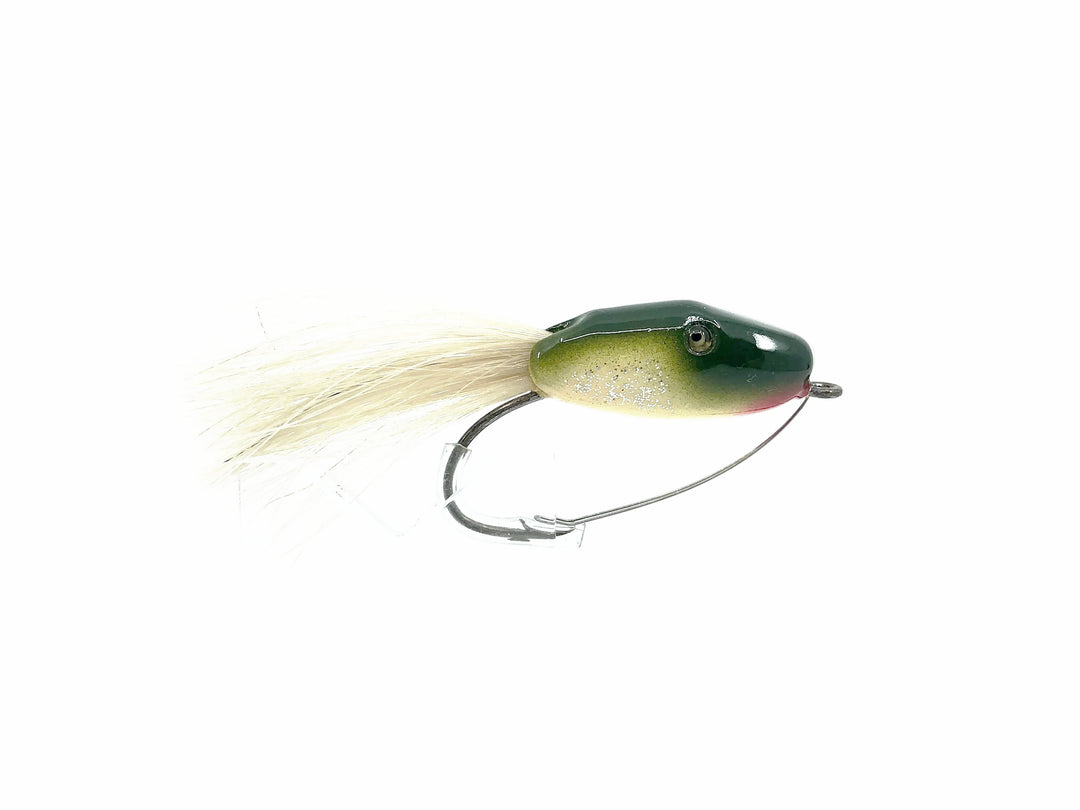 Musky Dan (XXX Lures) Fly Rod Dinger, Silver Flitter Color