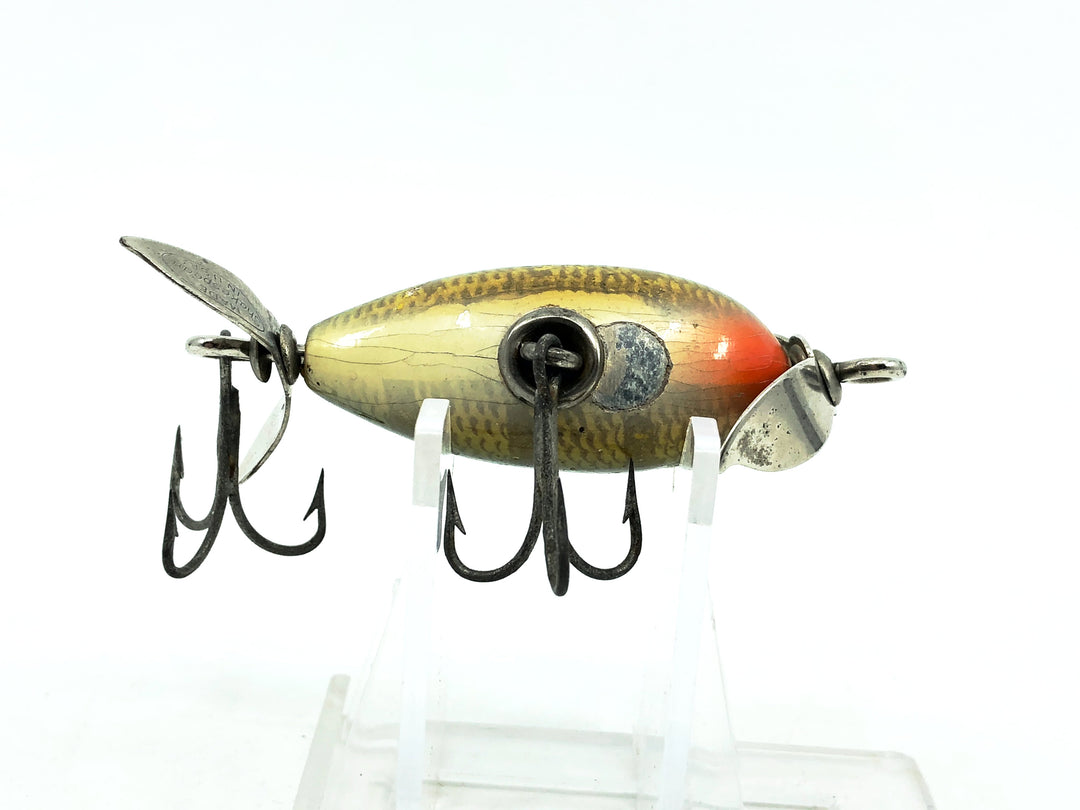 Shakespeare Midget Spinner, Green Perch Color